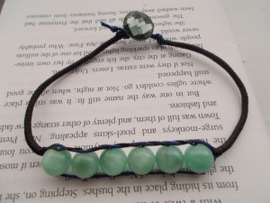 Wrapped Cord Bracelet - Blue